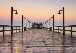 swakopmund pier sunrise