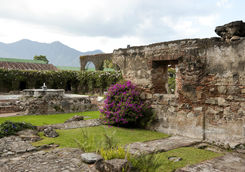 ruins in antigua