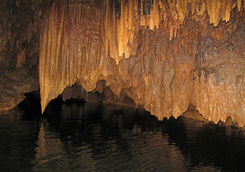 stalactites barton cave belize