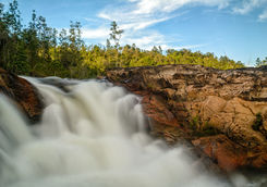 waterfall mountain pine ridge