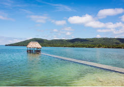 Lake Peten Itza jetty