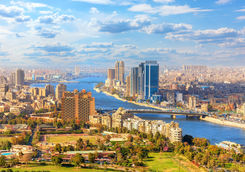 View of Cairo and the Nile