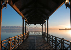 pier at llanquihue lake