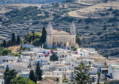 lefkes village hilltop