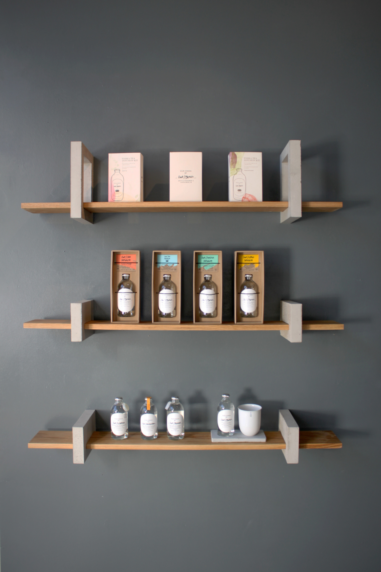 Shelf inside