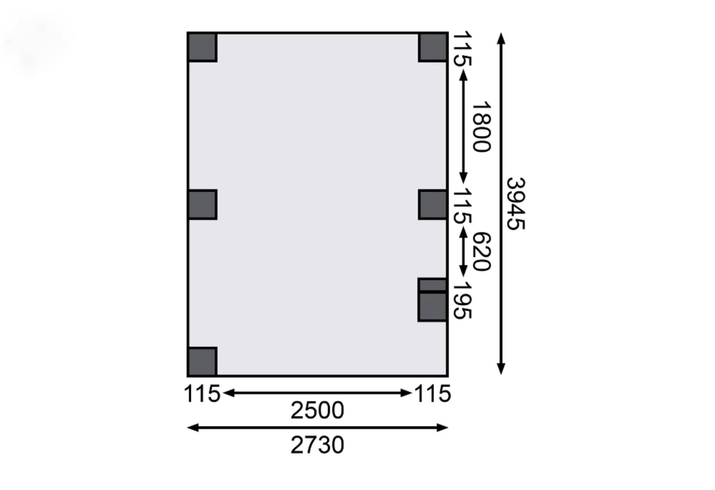 Carport Holz Kiefer Flachdach Unterstand Abstellplatz Holzcarport Überdachung eBay