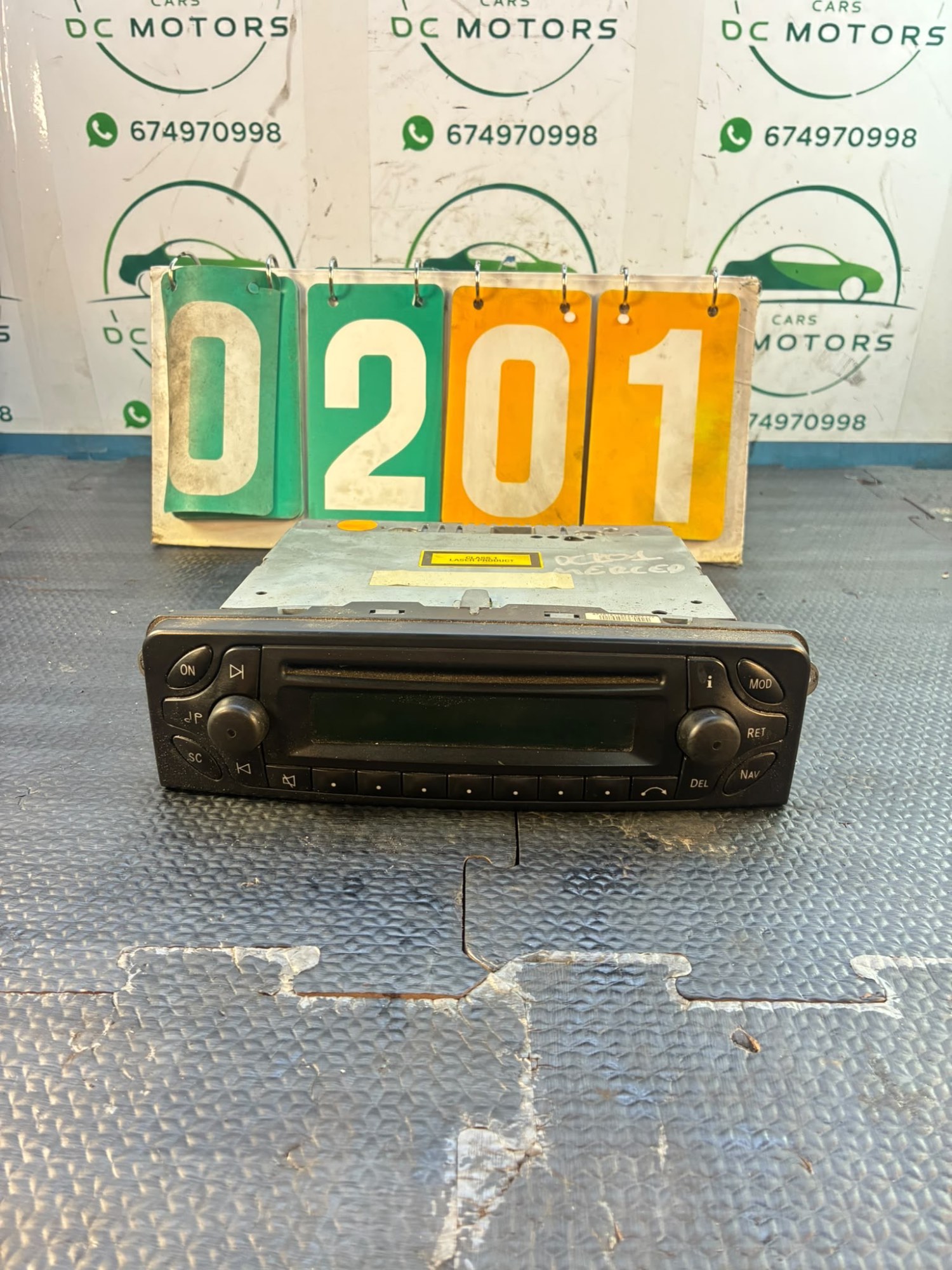 radio cd mercedes clase c w203