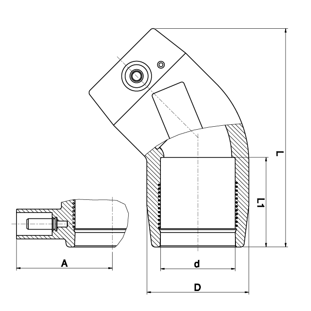IPS Elbow 45° - 5906B