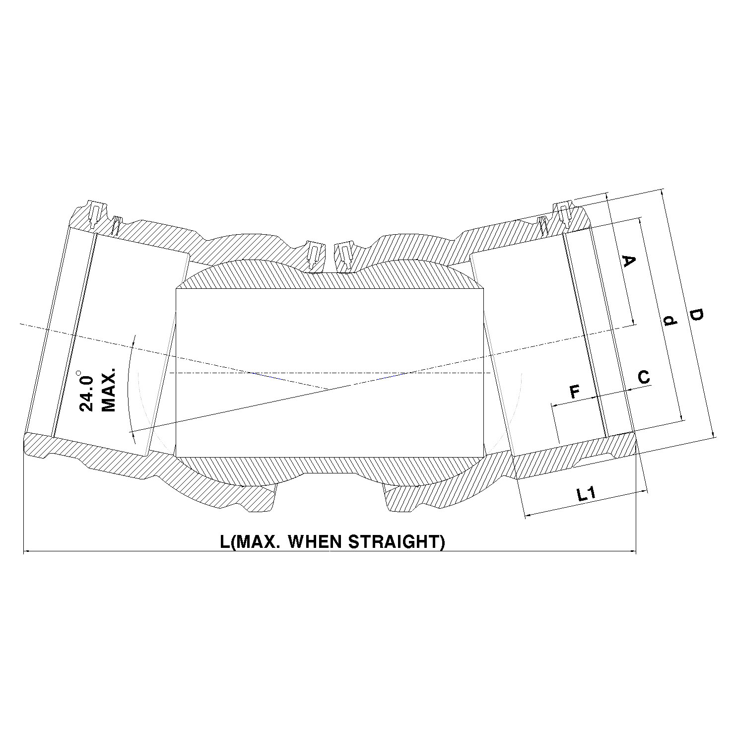 Adjustable Elbow - 4947C4