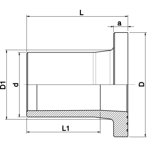 Long Stub Flange Adaptor - 490207