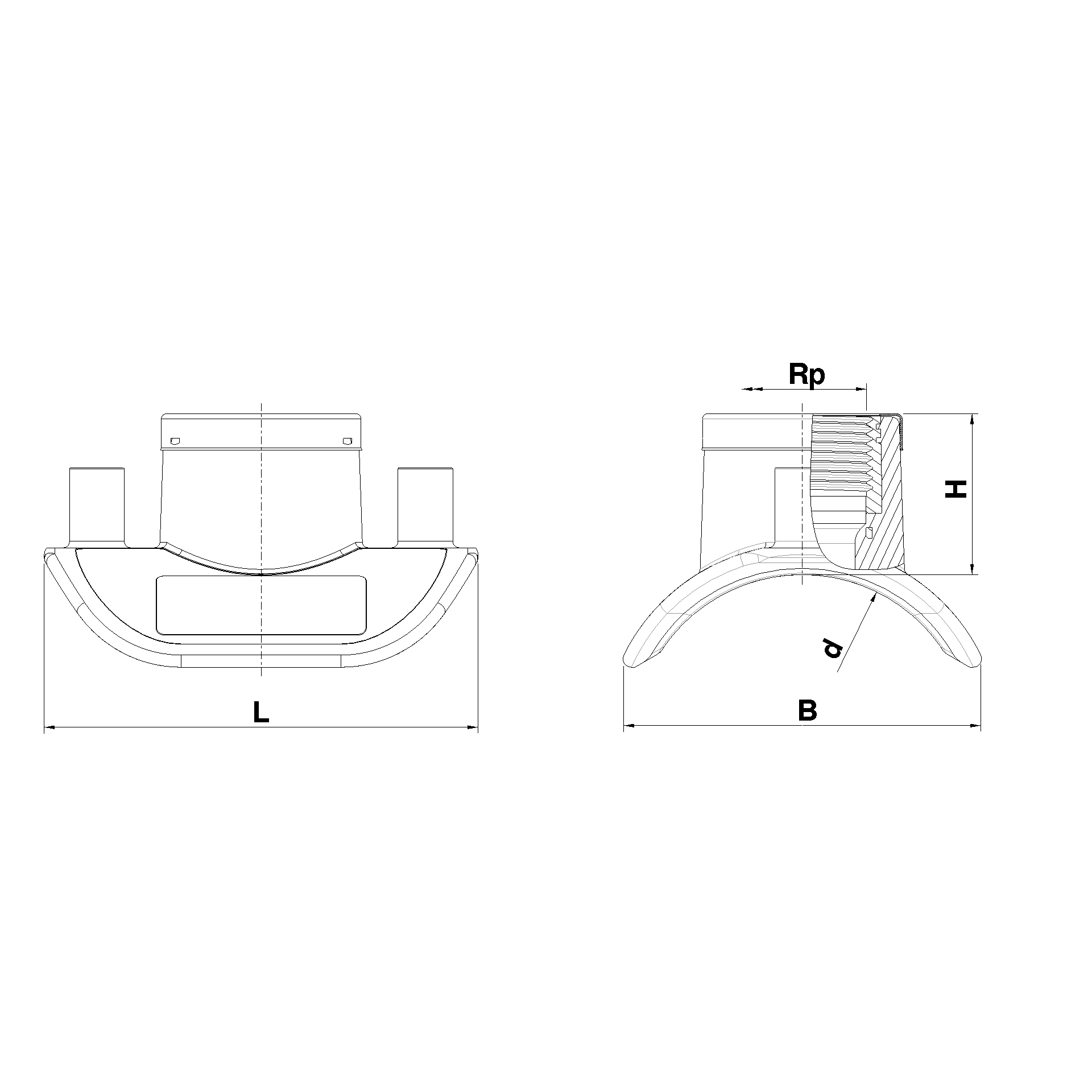 Sensor Adaptor with Stainless Steel Thread - 4938S3