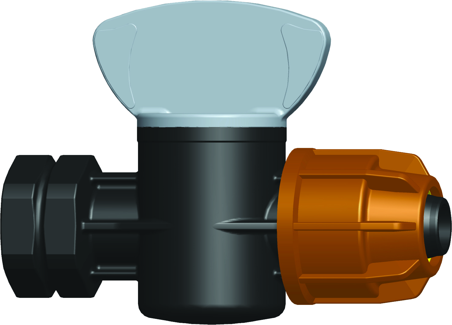 Quarter Turn Valve Female Thread x Compression - 03011