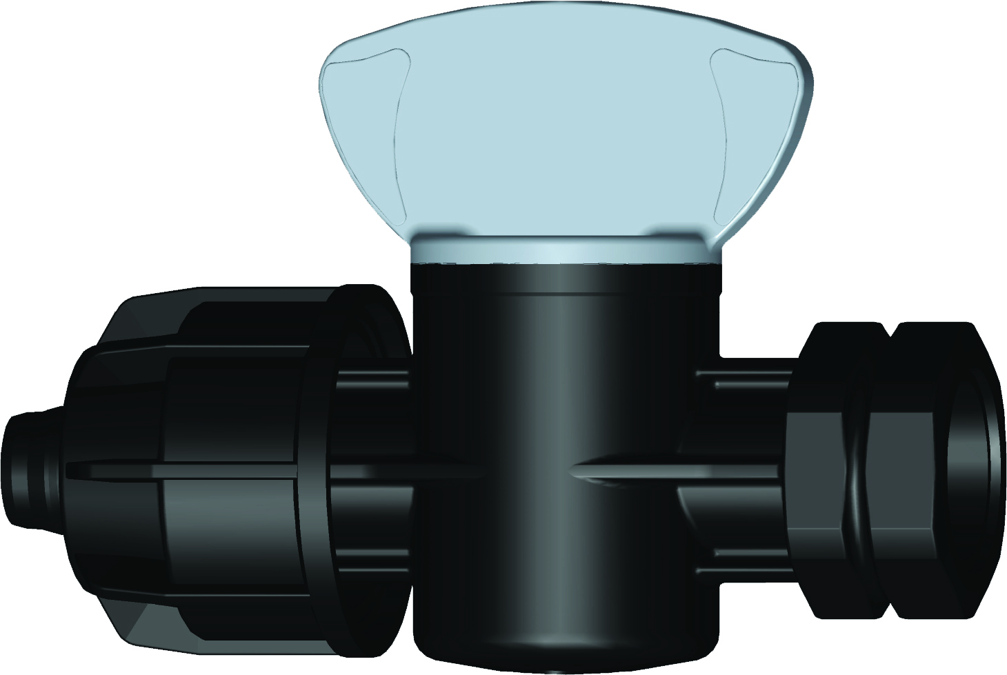Quarter Turn Valve Flex hose x Female Thread - 03013