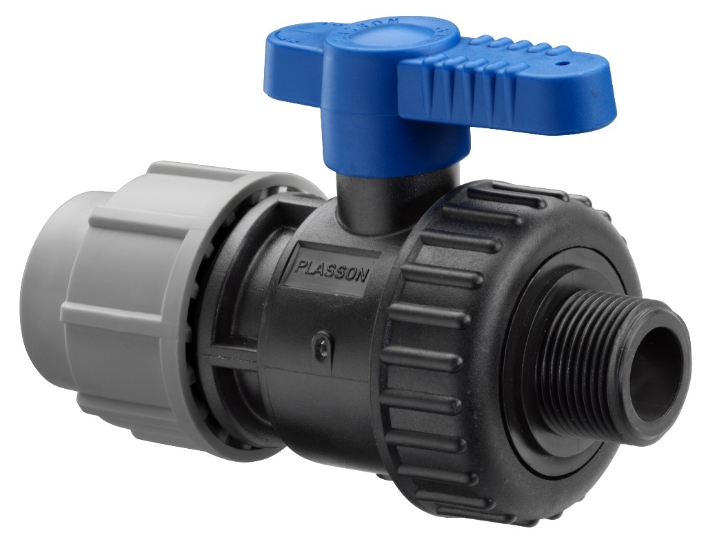 PP Ball Valve Male Adaptor - 036020