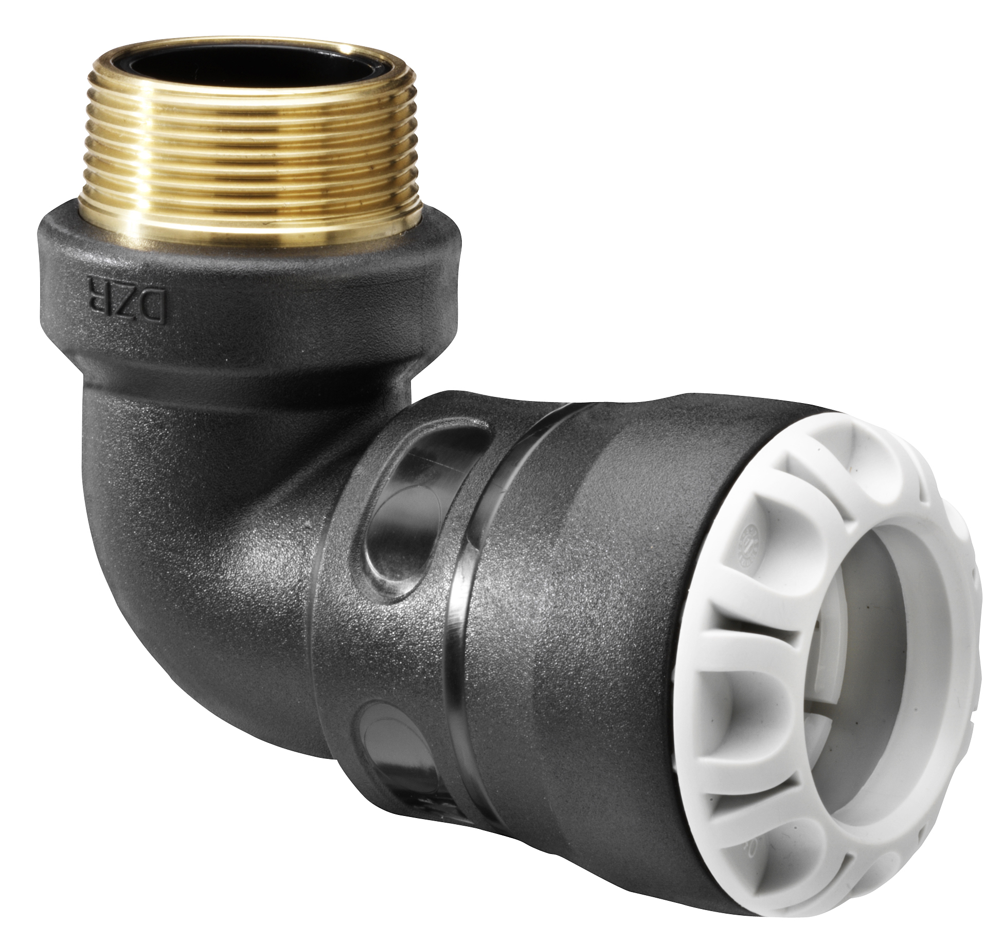 90° Elbow with Threaded Brass Male Offtake - 107700