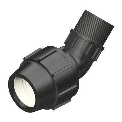 45° Elbow with Threaded Male Offtake - 074506