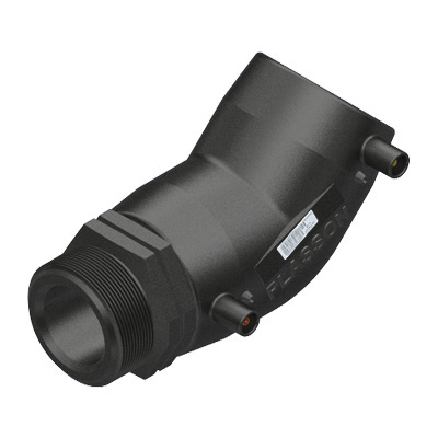 PE Male Transition Elbow 45° - 497604