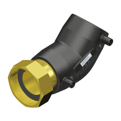 Brass Female Free Nut Transition Elbow 45° - 494604