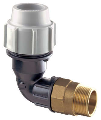90° Elbow with Male Integral Brass - 077700