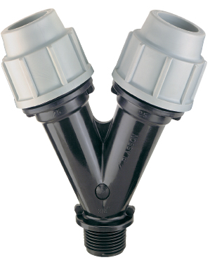 Y Fitting with Threaded Male Offtake - 075500
