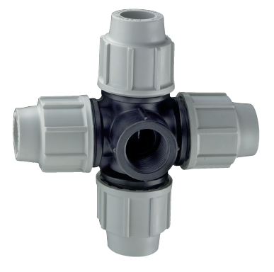 Cross with Threaded Female Offtake - 075400