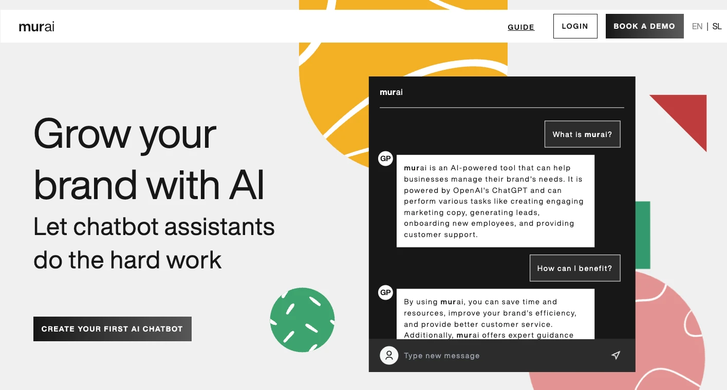 Meet Murai - a smart chatbot that you can set up in minutes
