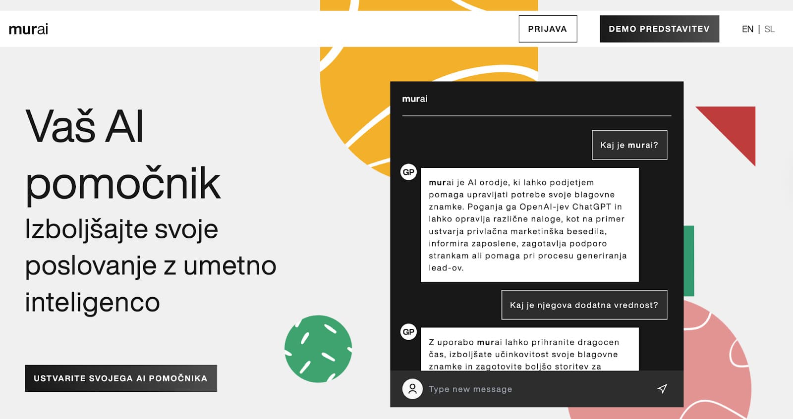 Spoznajte Murai - pametni chatbot, ki ga nastavite v nekaj minutah