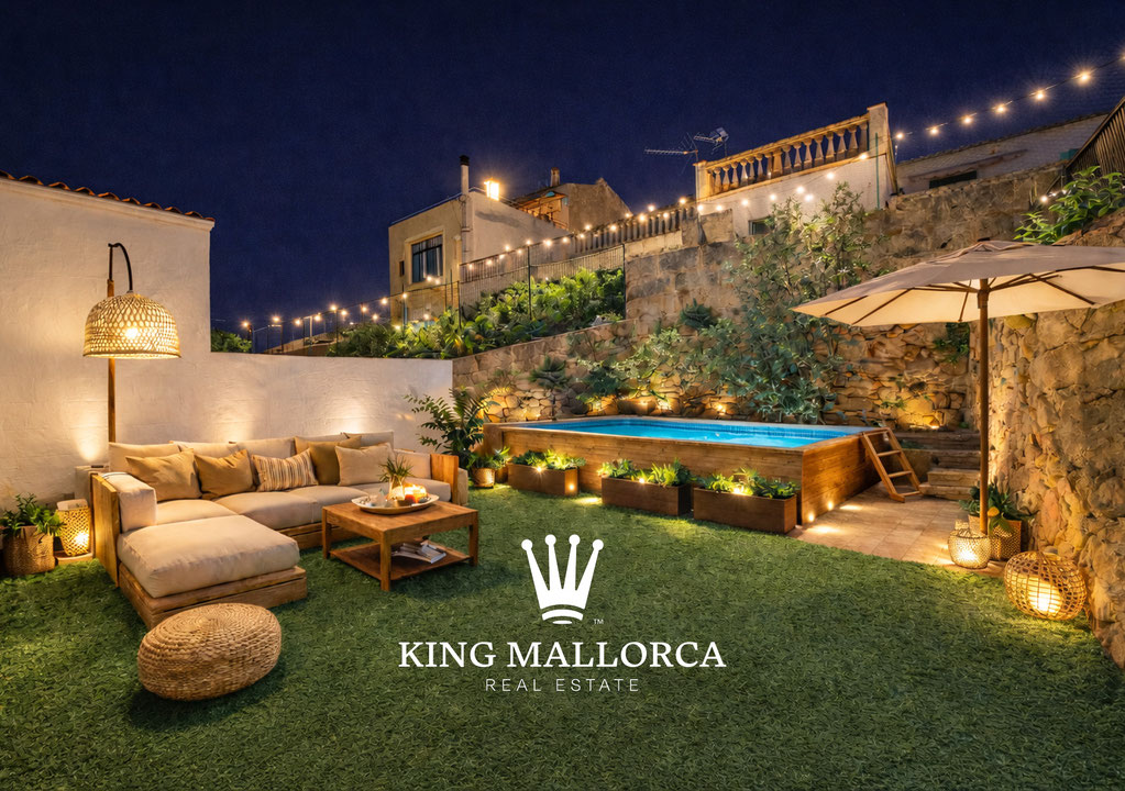 Adosado luminoso con jardín y grandes espacios exteriores, 4 hab, 2 baños, chimenea, Sant Jordi-Palma, Mallorca