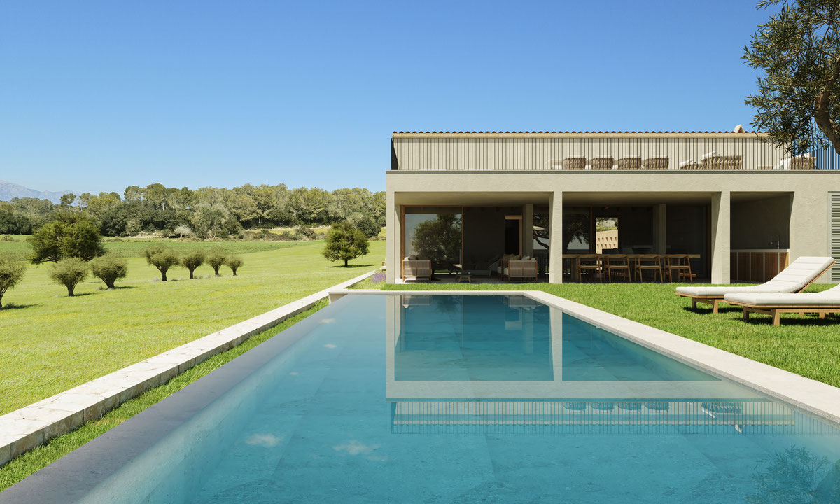 Parcela rústica en Algaida con licencia para construcción