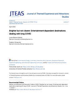 Brighter but not clearer: Entertainment-dependent destinations dealing with long COVID