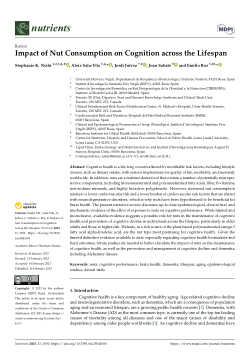 Impact of Nut Consumption on Cognition across the Lifespan