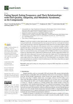 Eating Speed, Eating Frequency, and Their Relationships with Diet Quality, Adiposity, and Metabolic Syndrome, or Its Components