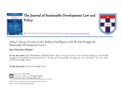 Africa’s Energy Poverty in An Artificial Intelligence (AI) World: Struggle for Sustainable Development Goal 7