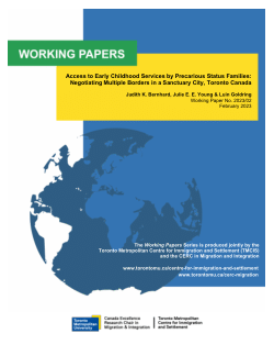 Access to early childhood services by precarious status families:  Negotiating multiple borders in a sanctuary city, Toronto Canada