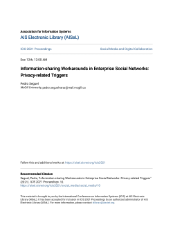 Information-sharing Workarounds in Enterprise Social Networks: Privacy-related Triggers