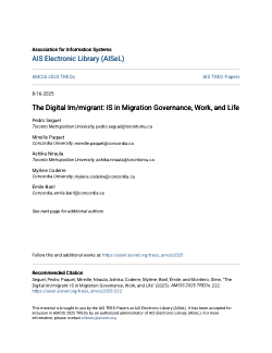 The Digital Im/migrant: IS in Migration Governance, Work, and Life