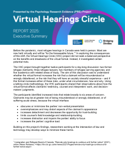 Virtual Hearings Circle: Report 2025