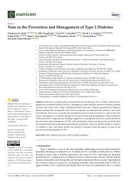 Nuts in the Prevention and Management of Type 2 Diabetes