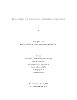 Extending Dense Pose Optimization to Plenoxels Scene Representations