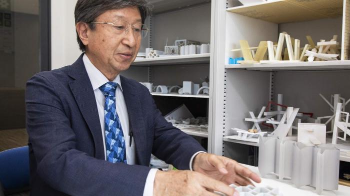 Man in office