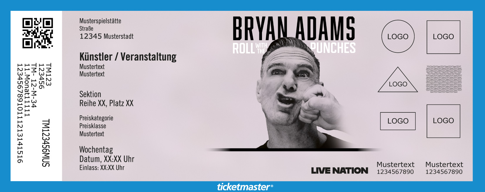 Bryan Adams - Roll With The Punches Tour Tickets | Mo., 12. Okt