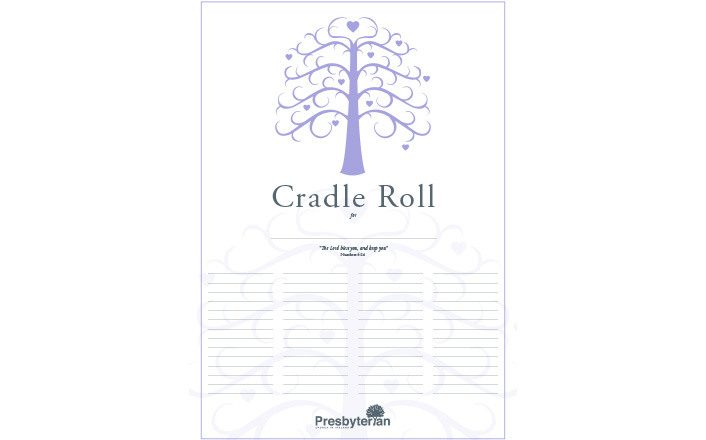 Cradle roll poster 4col