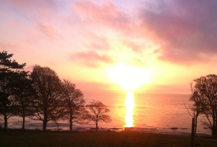 Sunrise over Belfast Lough