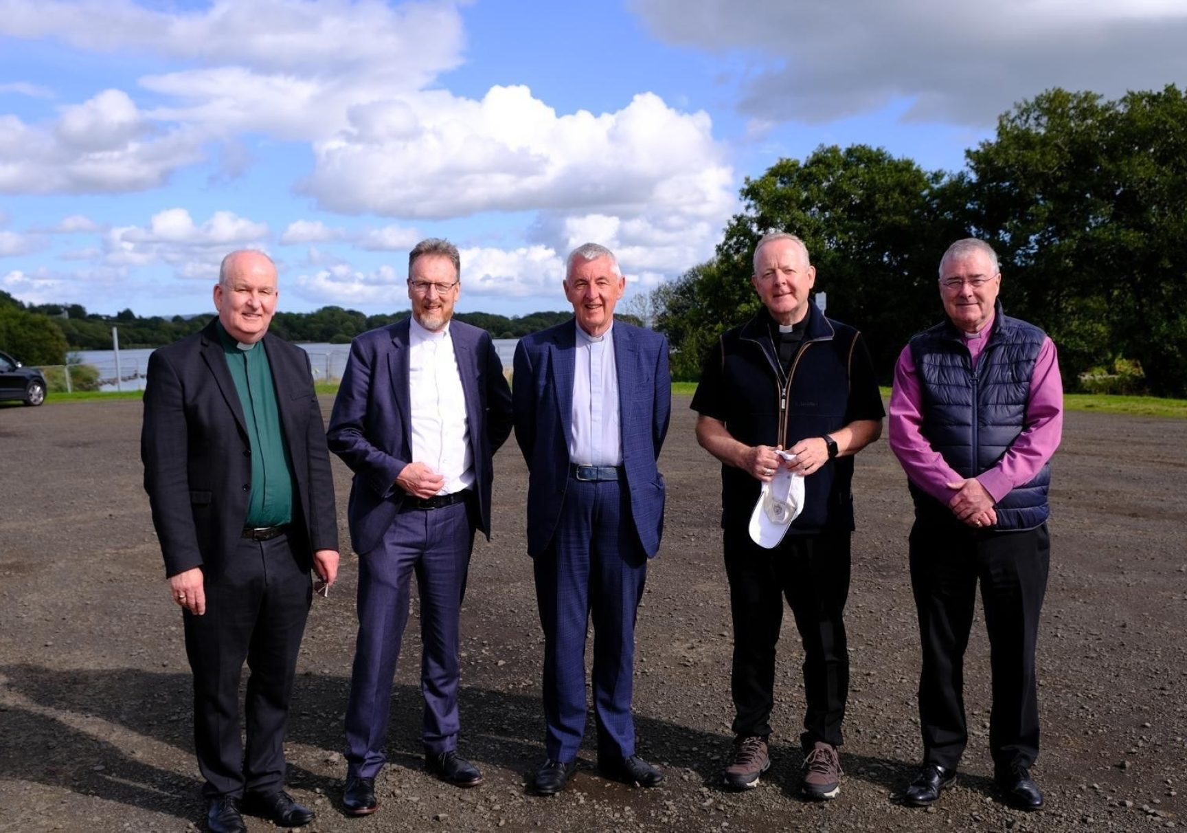 Church Leaders visit Lough Neagh