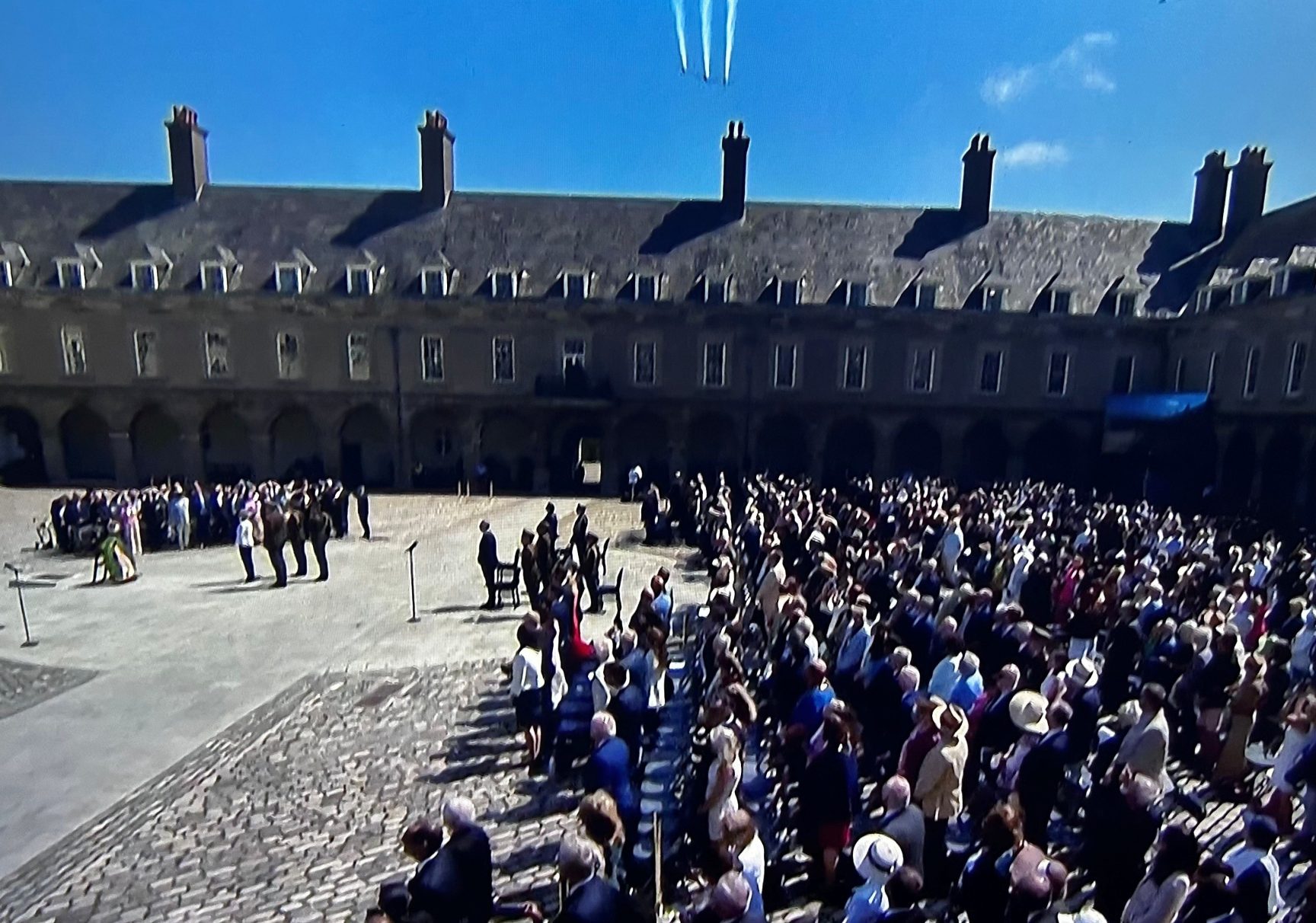 National Day of Commemoration 2026 view of the conclusion of the Commemoration and flypast RTE