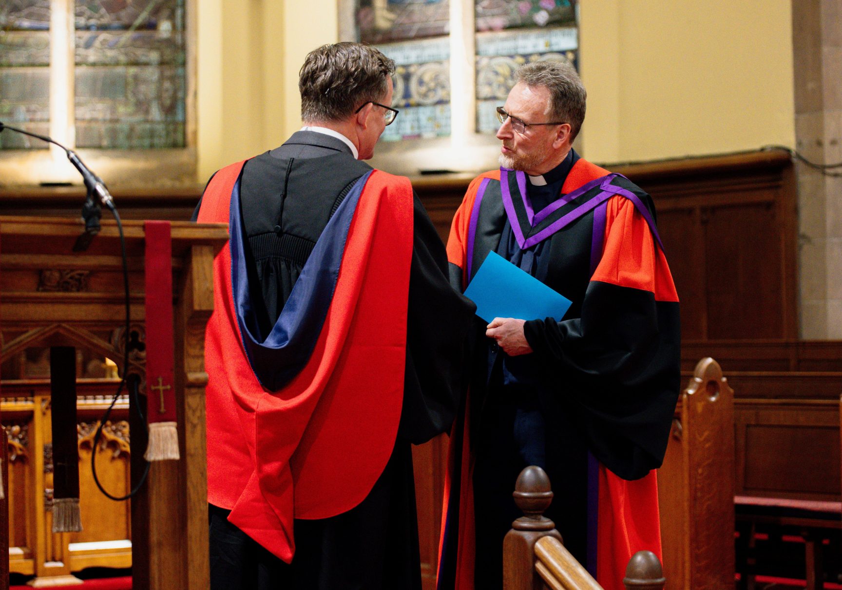 Graduation 1a Rev Dr Richard Kerr right Rev Professor Michael Mc Clenahan 20260522