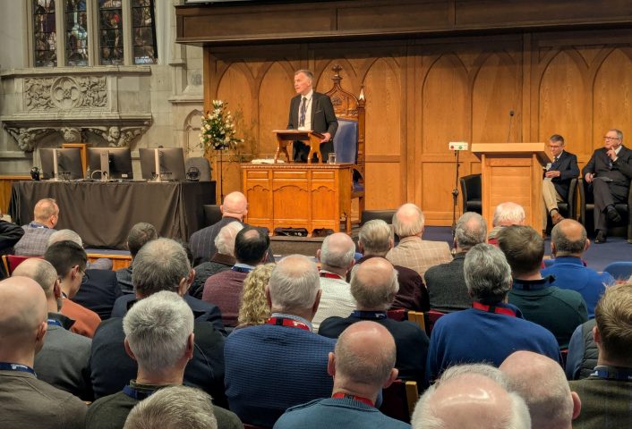 PC Is Moderator Rt Rev Dr Richard Murray 2 addressing the Special General Assembly