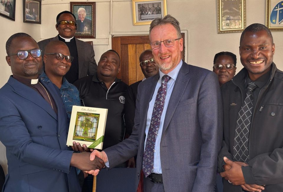Zim 6 PCI Moderator with senior official of the CCA Ps Synod of Harare