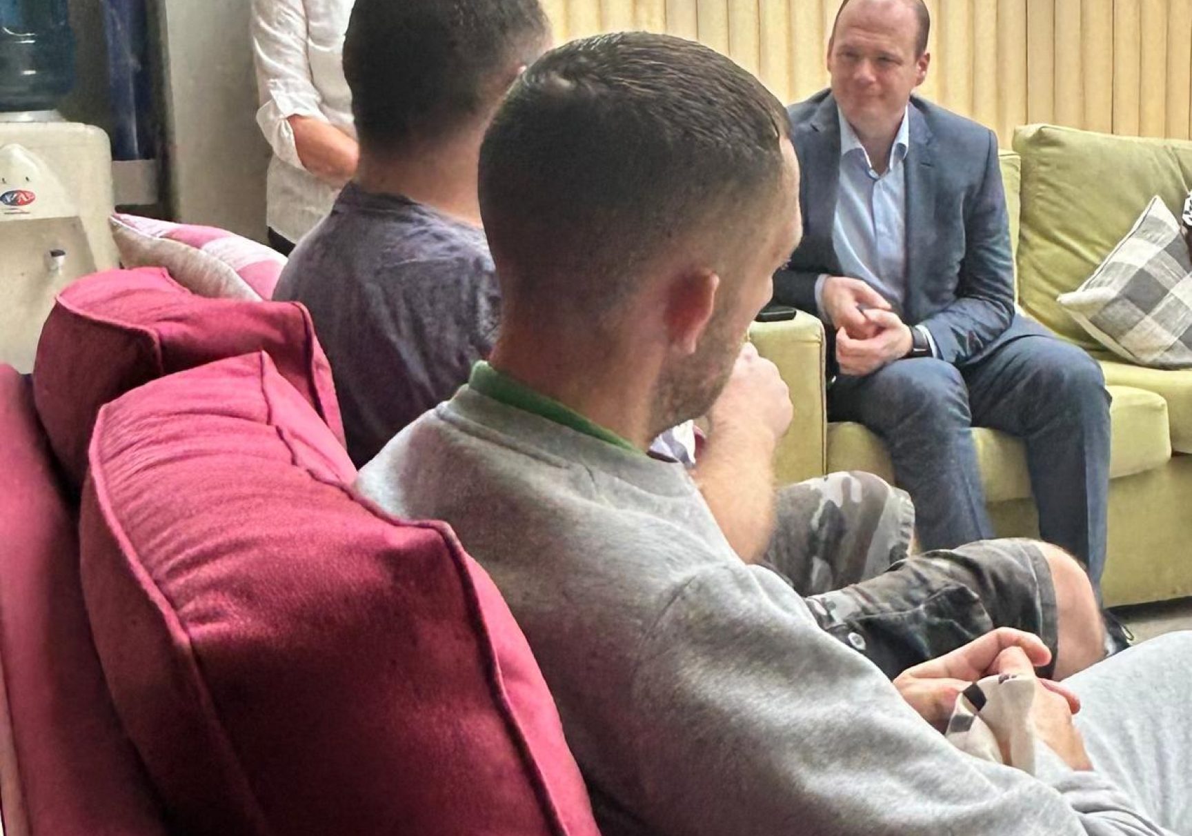 GC 01 Grays Court Service Users and Minister Lyons