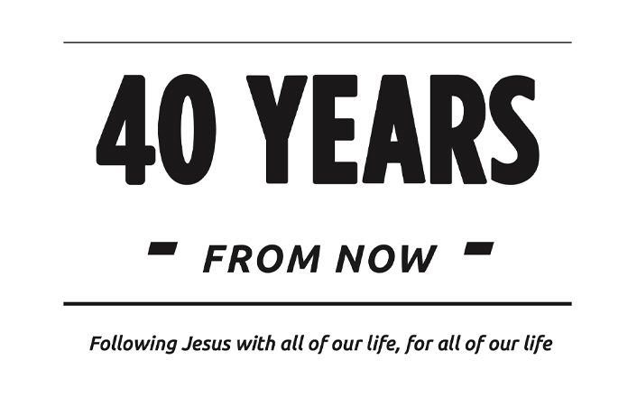 40 years from now 4col text image